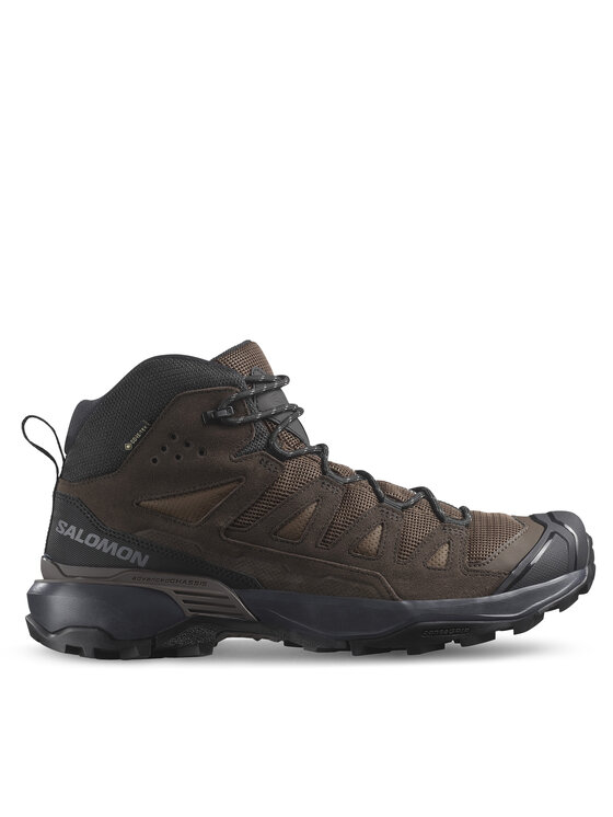 Zdjęcia - Buty trekkingowe Salomon Trekkingi X Ultra 360 Leather Mid Gore-Tex L47570900 Brązowy 