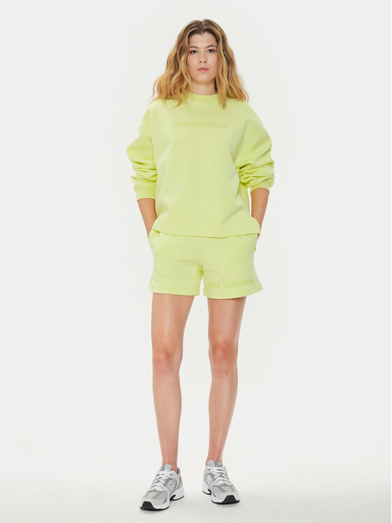 New Balance New Balance Bluza Hyper Density WT41556 Zielony Relaxed Fit