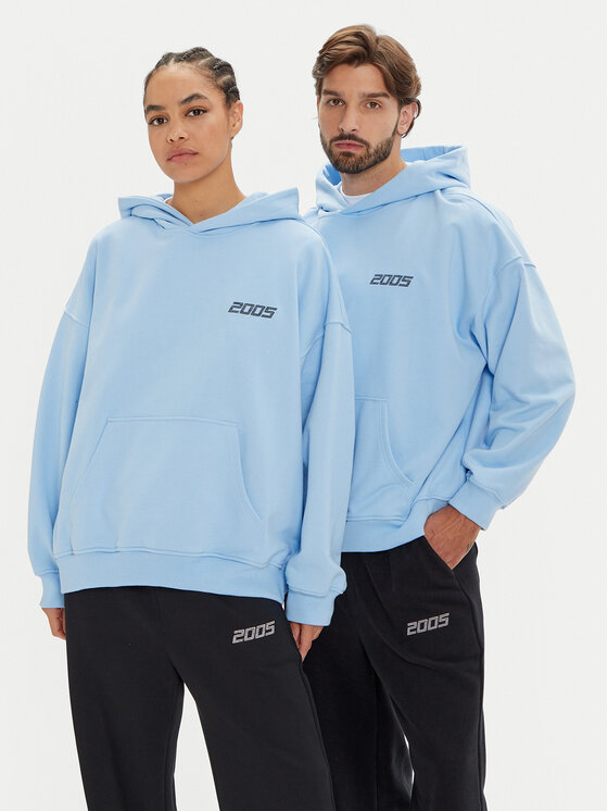 2005 2005 Bluză Unisex Basic Albastru Regular Fit