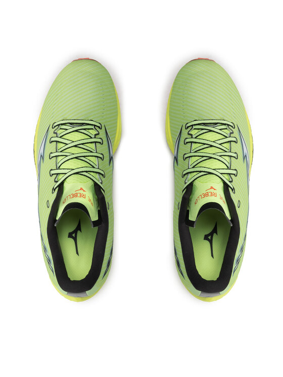 Mizuno Mizuno Buty do biegania Wave Rebellion J1GC211702 Zielony
