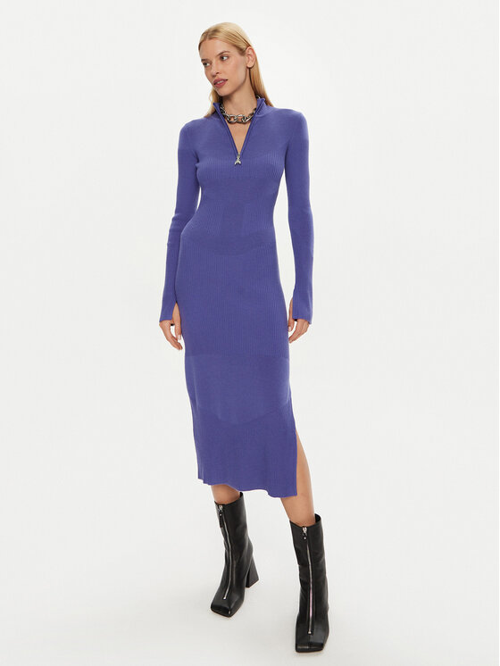 Patrizia Pepe Patrizia Pepe Trikotažinė suknelė 2A2848/K214 -CA29 Mėlyna Regular Fit