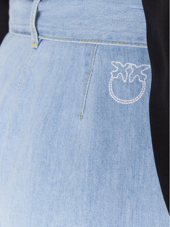 PINKO Pinko Jeans kratke hlače 100701 A0MM Modra Relaxed Fit