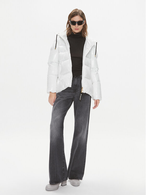 PINKO PINKO Winterjacke Eleodoro 101597 A11K Weiß Regular Fit