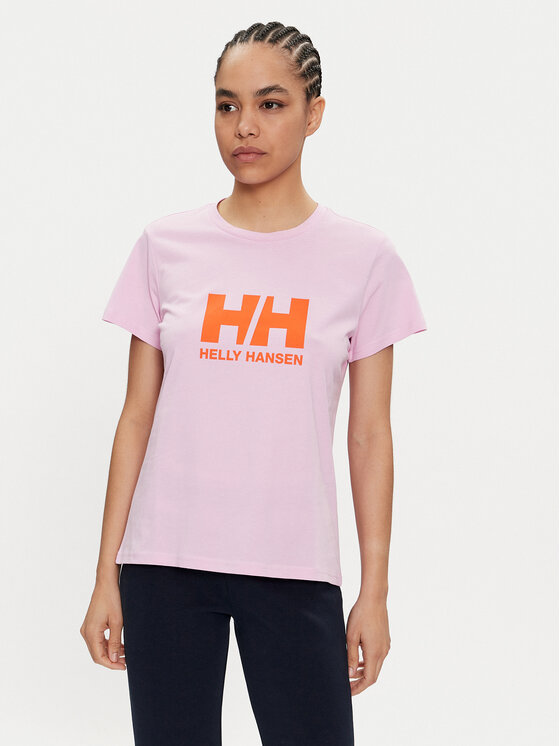 Helly Hansen T-shirt W Hh Logo T-Shirt 2.0 34465 Ružičasta Regular Fit