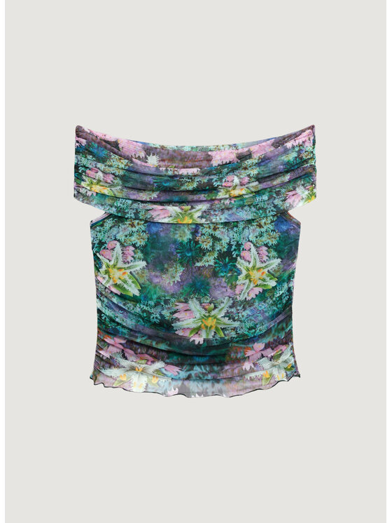 Desigual Desigual T-shirt TS_MUNICH Verde Casual Fit