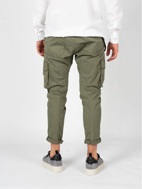 Xagon Xagon Pantaloni di tessuto P24032CR4036 Cachi Slim Fit