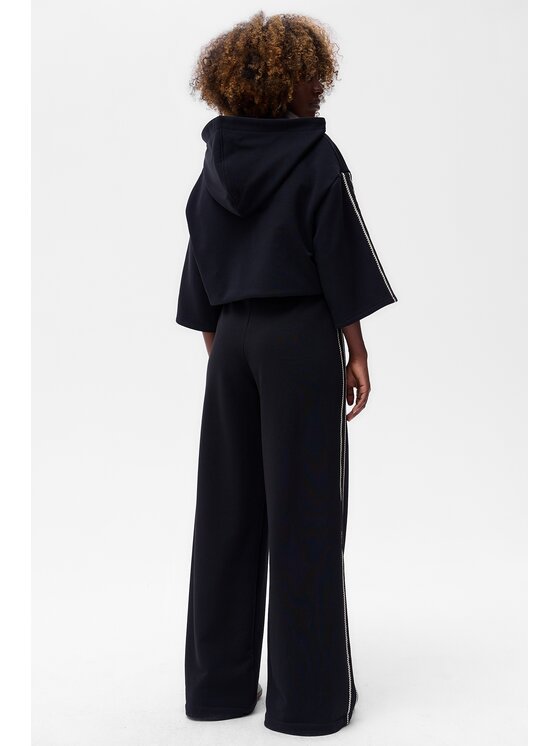 blue shadow blue shadow Bluza Cossa Czarny Regular Fit