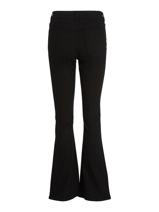 Vila Vila Traperice 14085688 Crna Bootcut Fit
