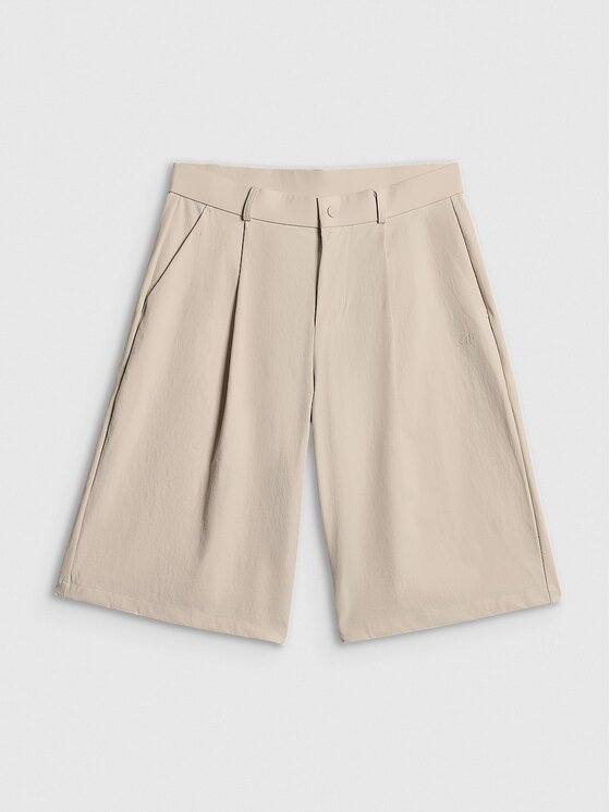 4F 4F Σορτς υφασμάτινο 4FRSS26TSHOF0935-12S Λευκό Loose Fit