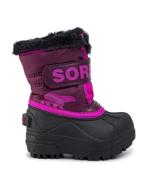 Cizme de zăpadă Sorel Toddler Snow Commander NV1960 Purple Dahlia/Groovy Pink 562