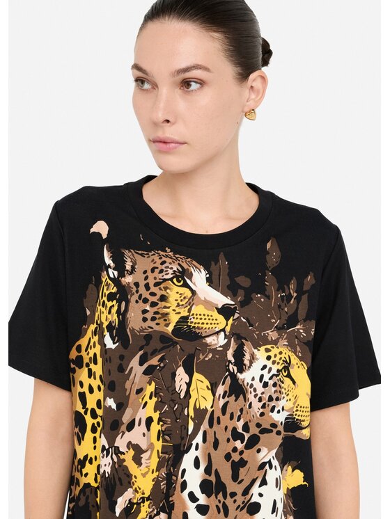 Liu Jo Liu Jo T-shirt TF5168JS923M9994 Nero Regular Fit