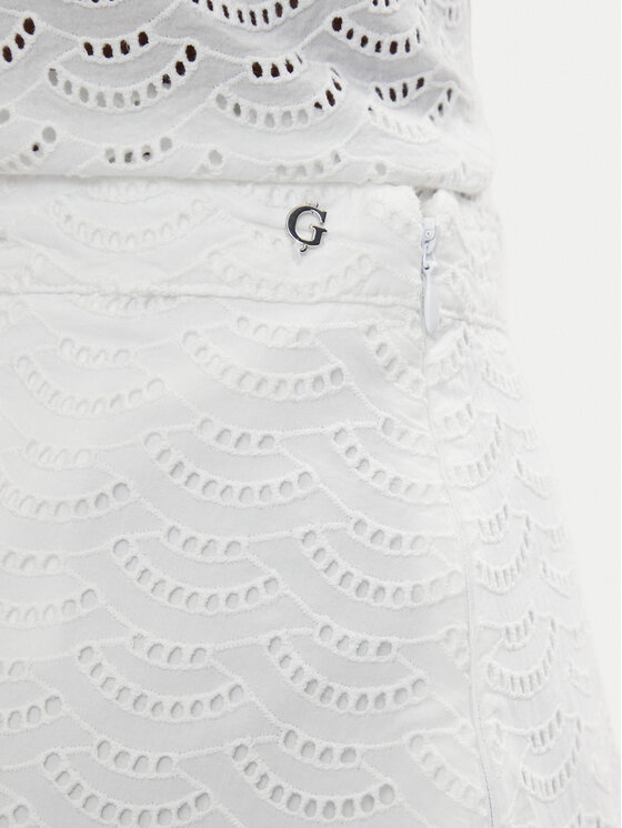 Guess Guess Gonna midi W6GD40 W1882 Bianco Classic Fit
