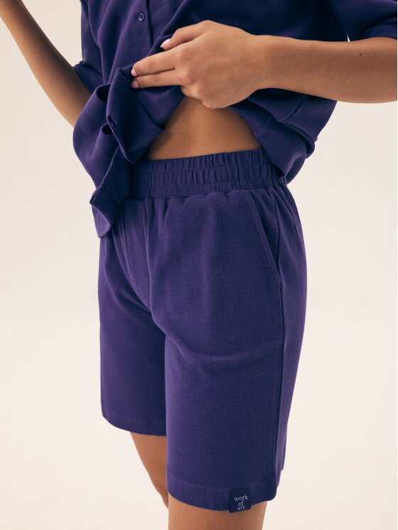 Henderson Henderson Komplet koszula i spodnie materiałowe 43348 Niebieski Regular Fit