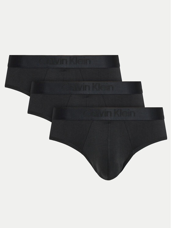 Calvin Klein Underwear Calvin Klein Underwear Set od 3 para muških slip gaća 000NB3650A Crna