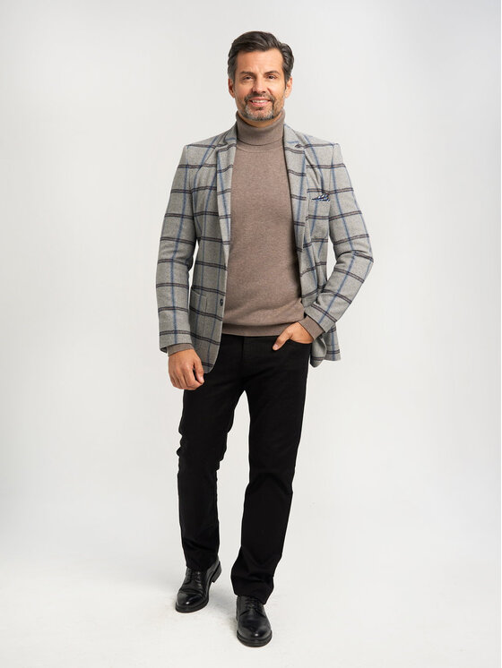 Willsoor Willsoor Sweter 71418 Brązowy Regular Fit