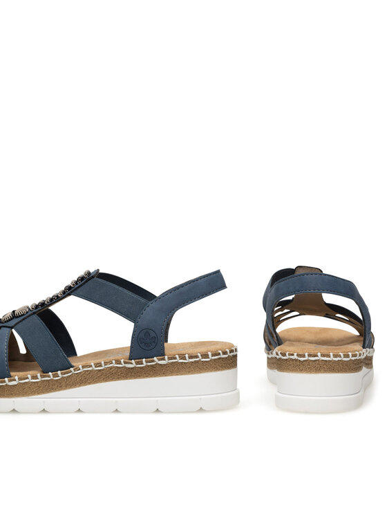 Rieker Rieker Sandalen V1206-14 Dunkelblau