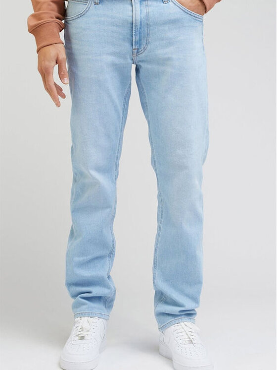 Lee Lee Jeansy DAREN ZIP FLY Niebieski Straight Fit