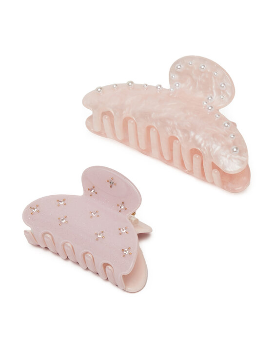 Pieces Pieces Set sponek do vlasů Pclala 2-Pack Hairshark 17156122 Růžová