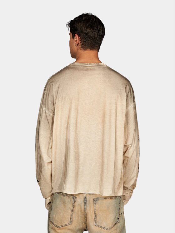 MADE BY SOCIETY MADE BY SOCIETY T-Shirt Absolute Dark - T17794 Beżowy Basic Fit