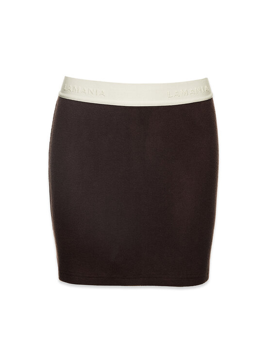 La Mania La Mania Minigonna PAOLO Marrone Basic Fit