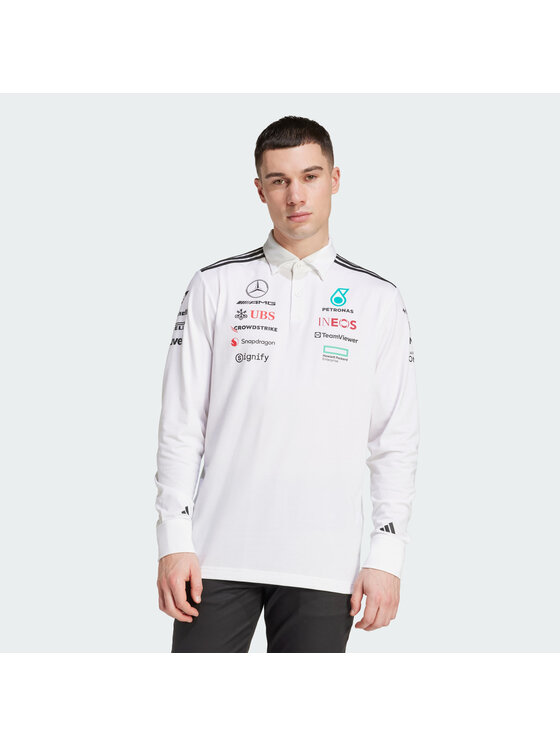 adidas adidas Polo 148001 Biały Regular Fit