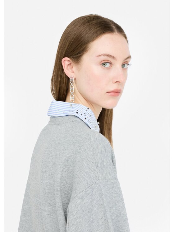 Liu Jo Liu Jo Felpa UF5254F087303658 Grigio Regular Fit