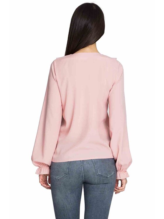 FIGL FIGL Halenka M609 Růžová Regular Fit