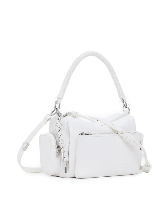Desigual Desigual Ročna torba 25SAXPBE Bela