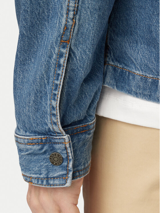 Guess Jeans Guess Jeans džínsová košeľa M6GH51 D5M5V Modrá Oversize