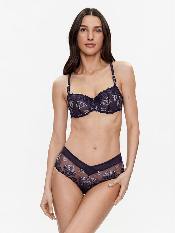 Chantelle Chantelle Reggiseno Balconette Champs Elysées C26050 Blu scuro
