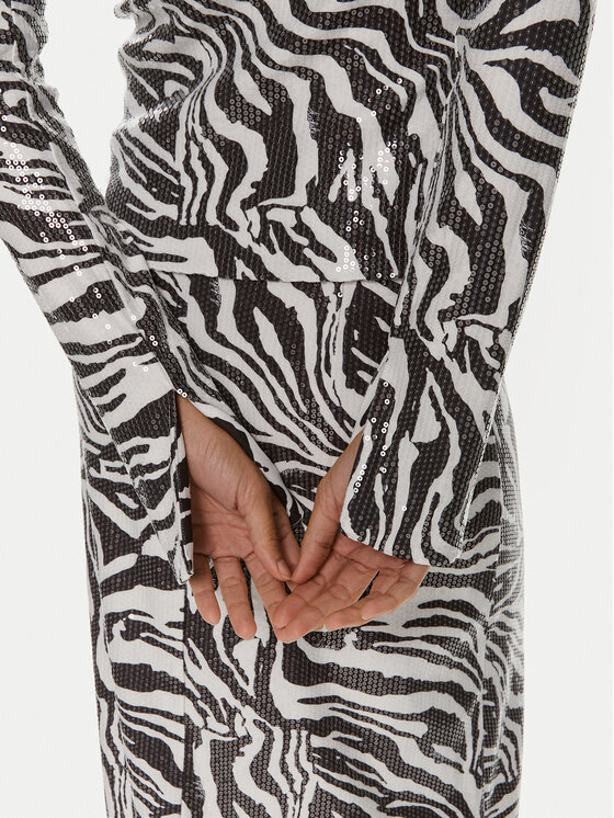 ROTATE ROTATE Majica Georgia 112579400 Crna Slim Fit