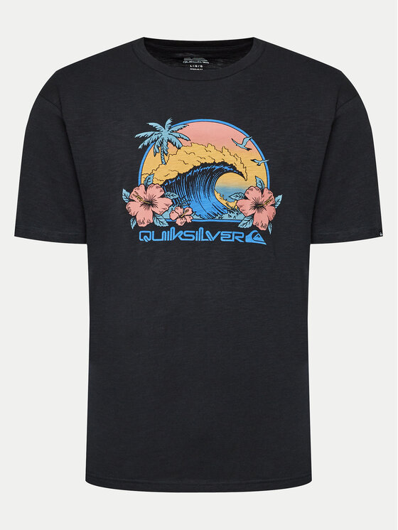 Quiksilver Quiksilver T-Shirt Riding Today EQYZT07676 Černá Regular Fit