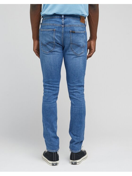 Lee Lee Jeansy LUKE Niebieski Slim Fit