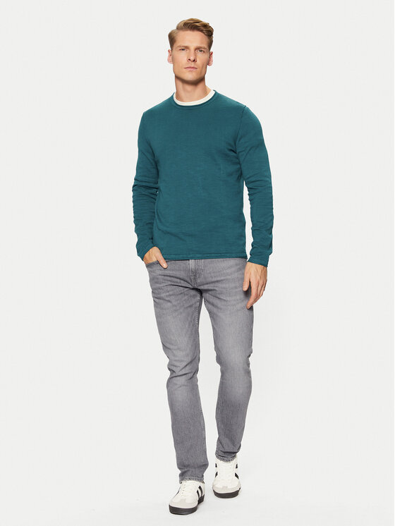s.Oliver s.Oliver Longsleeve krekls 2150762 Zaļš Regular Fit