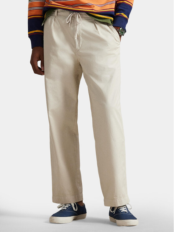 Polo Ralph Lauren Polo Ralph Lauren Pantaloni din material 710P03052505 Bej Regular Fit