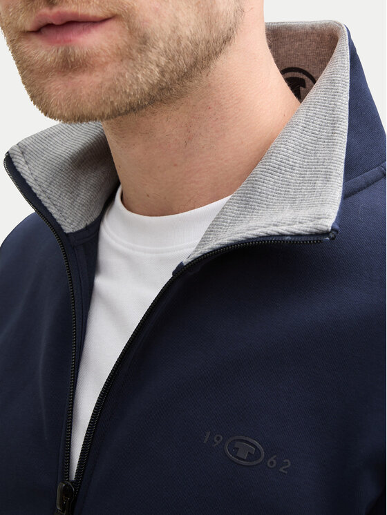 Tom Tailor Tom Tailor Pulóver 1045645 Sötétkék Regular Fit