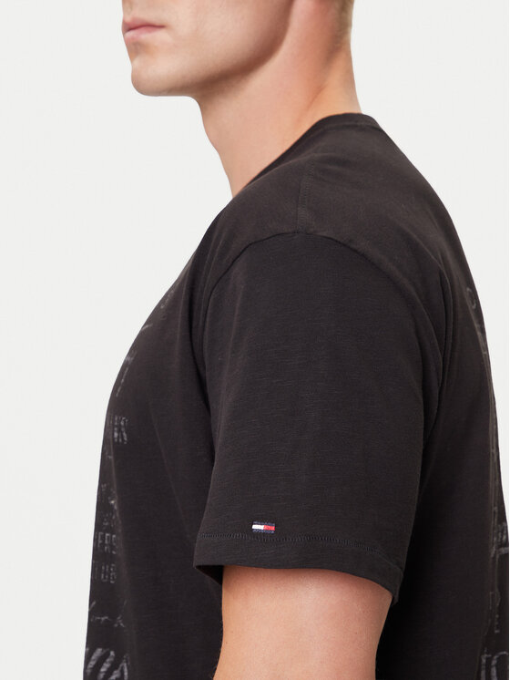 Tommy Jeans Tommy Jeans T-Shirt Archive Logos DM0DM21584 Czarny Relaxed Fit