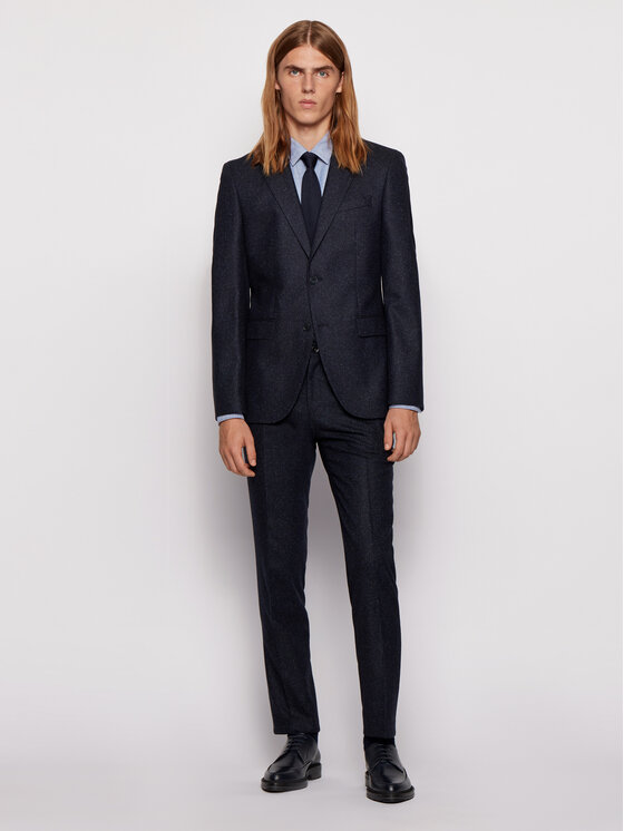 BOSS Boss Särk Robbie 50438496 Tumesinine Sharp Fit