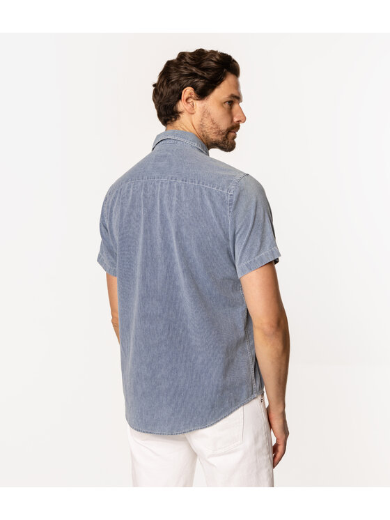 Lee Cooper Lee Cooper Koszula WILL2 1141 Niebieski Regular Fit