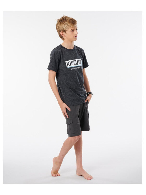 Rip Curl Rip Curl T-Shirt Boxed Tee-Boy Czarny Regular Fit