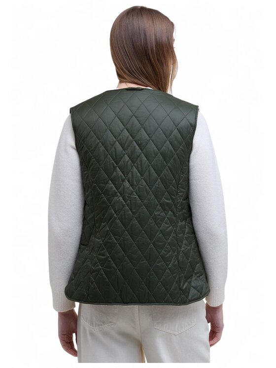 Barbour Barbour Gilet q-dav-59542 Verde Regular Fit