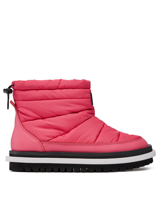 Botine Tommy Jeans Tjw Padded Flat Boot EN0EN02292 Pink Alert THW
