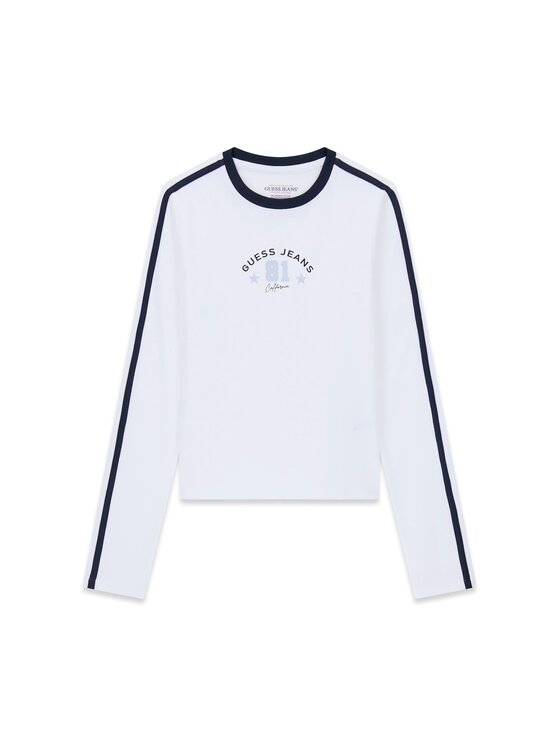 Guess Jeans Guess Jeans T-shirt 180634 Bijela Classic Fit