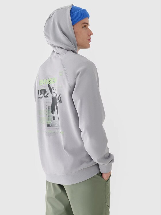 4F 4F Felpa 4FRAW24TSWSM1821-27S Grigio Regular Fit