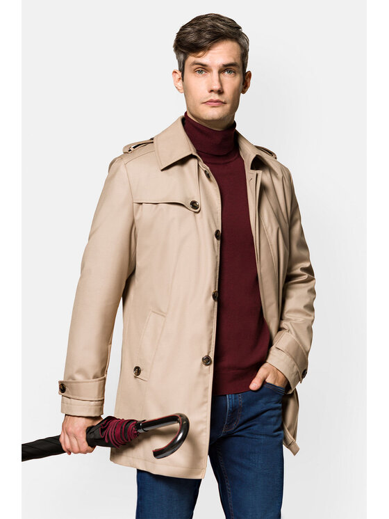 Lancerto Lancerto Trencz Molson 2 KU131222000002 Beżowy Regular Fit