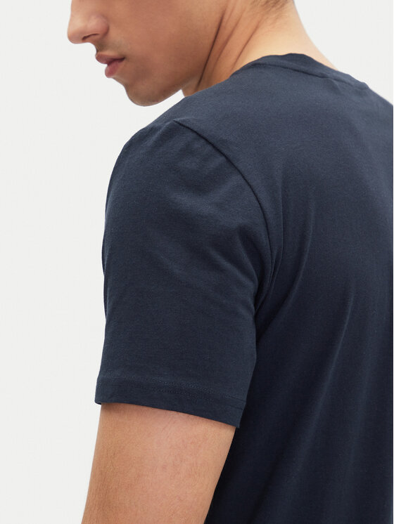 Mustang Mustang T-shirt Austin 1016281 Tamnoplava Regular Fit