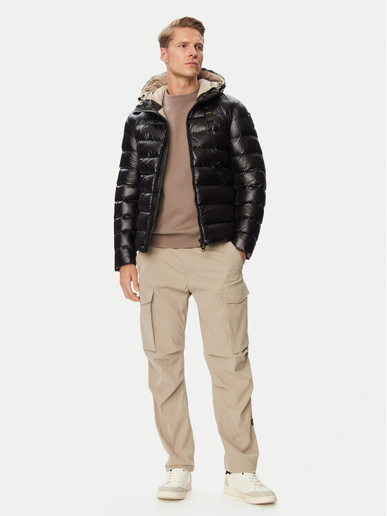 Blauer Blauer Μπουφάν χειμωνιάτικο Adams 26WBLUC02054 Μαύρο Regular Fit