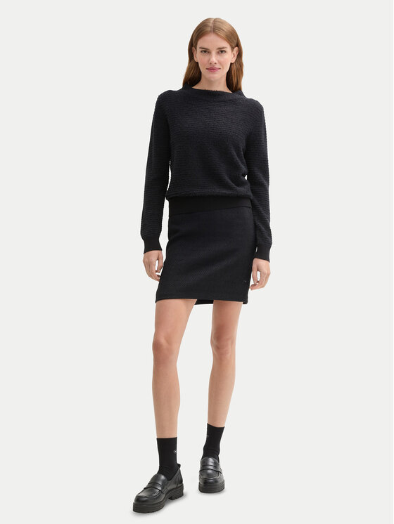 Tom Tailor Tom Tailor Mini sukně 1044649 Černá Regular Fit