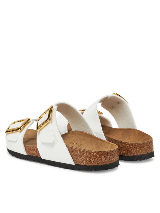 Birkenstock Birkenstock Παντόφλες Sydney Cushion Buckle 1029438 Λευκό