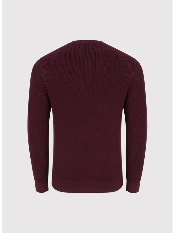 Pako Lorente Pako Lorente Sweter P25WF-2X-015 Bordowy Classic Fit